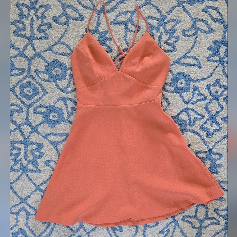 Coral Mini Dress